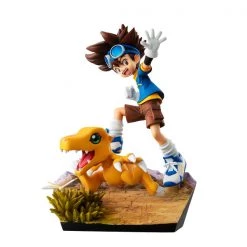 MEGAHOUSE Taichi And Agumon (Re-Run) 20th Anniversary Ver Digimon GEM Series Figure