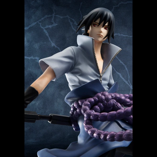 MEGAHOUSE Sasuke Uchiha (Re-run) Naruto Shippuden GEM Series Figure - Image 7