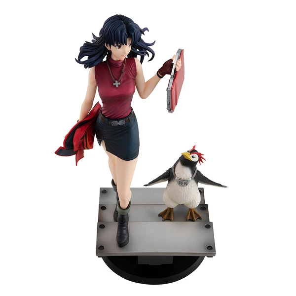 MEGAHOUSE Misato Katsuragi & Pen Pen Rebuild Of Evangelion GALS Series Figure Set - Image 8