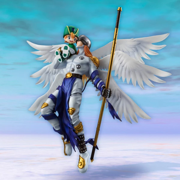 MEGAHOUSE Angemon & Takeru Takaishi (Re-run) Digimon Adventure GEM Series Figure - Image 2