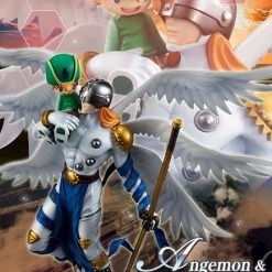 MEGAHOUSE Angemon & Takeru Takaishi (Re-run) Digimon Adventure GEM Series Figure