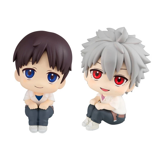MEGAHOUSE Shinji Ikari & Kaworu Nagisa Lookup Series Evangelion 3.0+1.0 Thrice Upon A Time Figure Set With Gift - Image 7