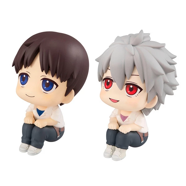 MEGAHOUSE Shinji Ikari & Kaworu Nagisa Lookup Series Evangelion 3.0+1.0 Thrice Upon A Time Figure Set With Gift - Image 8