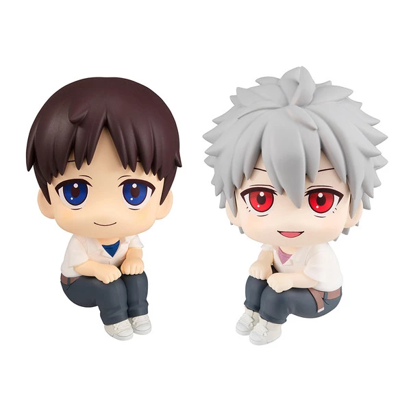 MEGAHOUSE Shinji Ikari & Kaworu Nagisa Lookup Series Evangelion 3.0+1.0 Thrice Upon A Time Figure Set With Gift - Image 9