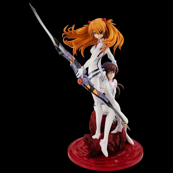 MEGAHOUSE Asuka Shikinami Langley & Mari Makinami Illustrious Evangelion 3.0+1.0 Thrice Upon A Time GEM Series Figure Set - Image 4
