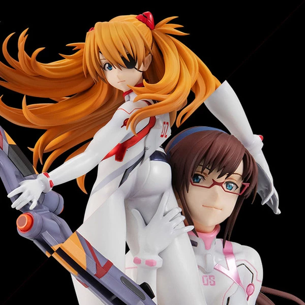 MEGAHOUSE Asuka Shikinami Langley & Mari Makinami Illustrious Evangelion 3.0+1.0 Thrice Upon A Time GEM Series Figure Set - Image 10