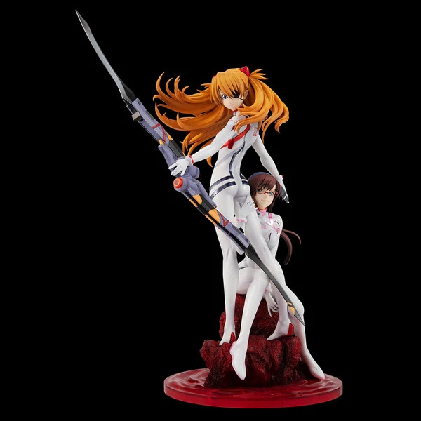 MEGAHOUSE Asuka Shikinami Langley & Mari Makinami Illustrious Evangelion 3.0+1.0 Thrice Upon A Time GEM Series Figure Set