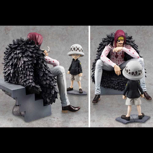 MEGAHOUSE Corazon & Law (Re-Run) One Piece Portrait Of Pirates Limited Edition Figure - Image 2