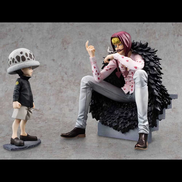 MEGAHOUSE Corazon & Law (Re-Run) One Piece Portrait Of Pirates Limited Edition Figure