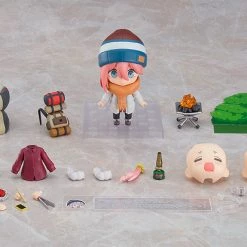 MAX FACTORY Nadeshiko Kagamihara Solo Camp DX Ver Laid-Back Camp Nendoroid Figure