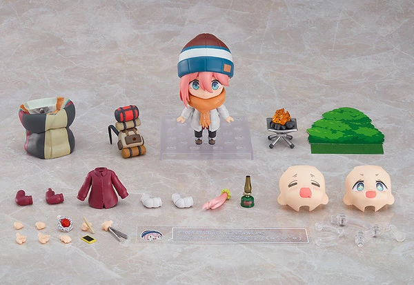 MAX FACTORY Nadeshiko Kagamihara Solo Camp DX Ver Laid-Back Camp Nendoroid Figure