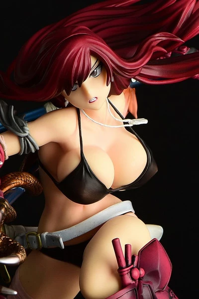 ORCATOYS Erza Scarlet The Knight Refined 2022 Crimson Armor Ver Fairy Tail Figure - Image 2