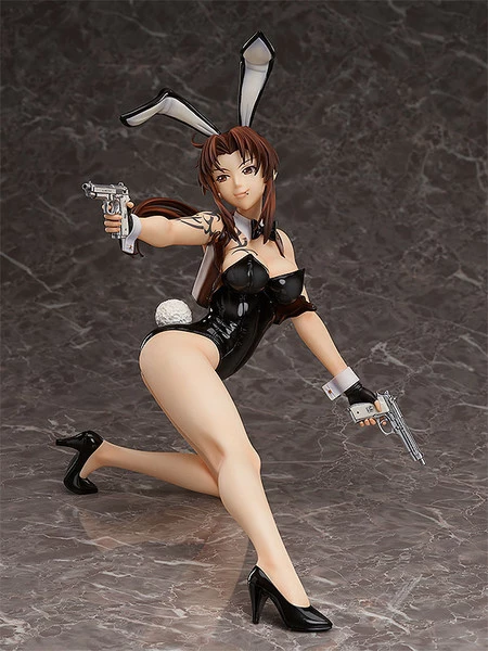 FREEING Revy Bareleg Bunny Ver Black Lagoon Figure - Image 2
