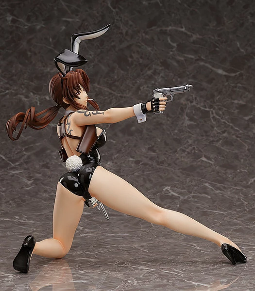 FREEING Revy Bareleg Bunny Ver Black Lagoon Figure - Image 6