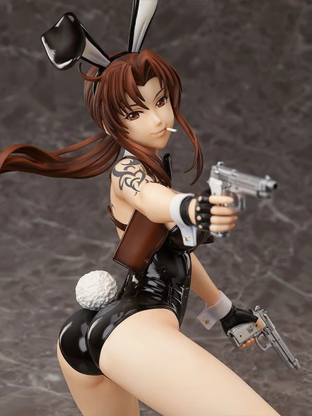 FREEING Revy Bareleg Bunny Ver Black Lagoon Figure - Image 7