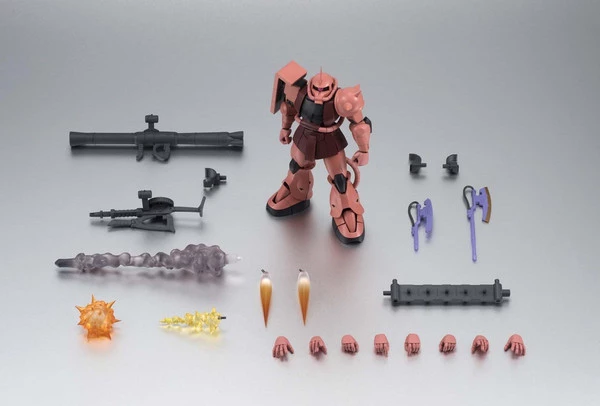 TAMASHII NATIONS MS-06S Zaku II Char's Custom Model Ver Mobile Suit Gundam A.N.I.M.E Series Action Figure - Image 7