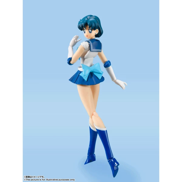 TAMASHII NATIONS Sailor Mercury Animation Color Ver Pretty Guardian Sailor Moon Figure - Image 2