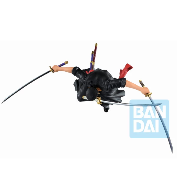 BANDAI FIGURE Roronoa Zoro Wano Country The Third Act Ver One Piece Ichiban Figure - Image 3