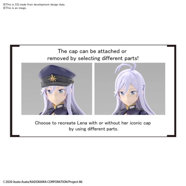 BANDAI FIGURE Lena 86 Eighty-Six Figure-rise Model Kit - Image 5