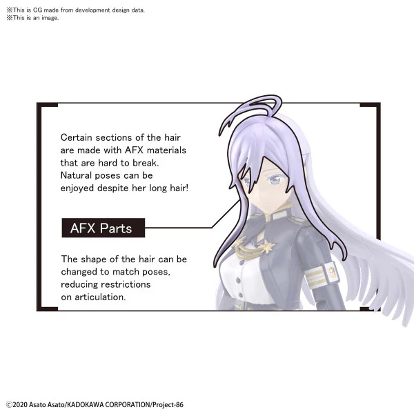 BANDAI FIGURE Lena 86 Eighty-Six Figure-rise Model Kit - Image 7