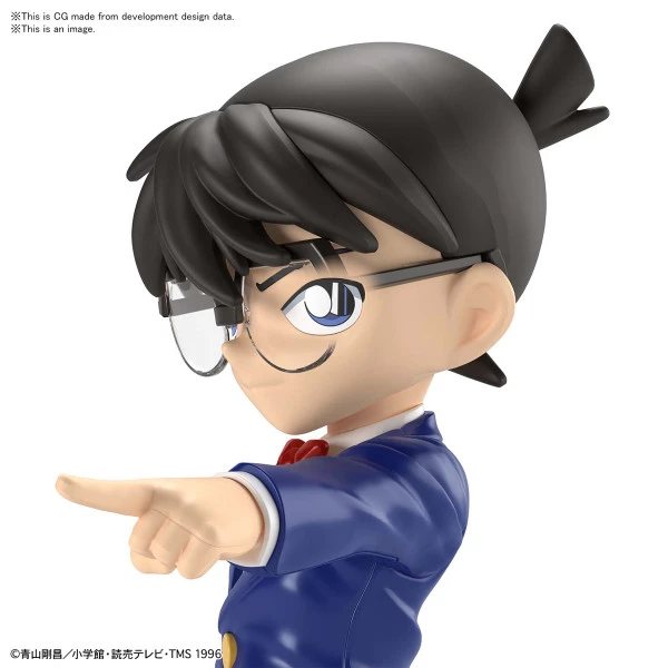 BANDAI FIGURE Conan Edogawa (Re-Run) Entry Grade Ver Case Closed Model Kit - Image 3