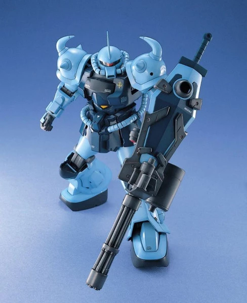 BANDAI FIGURE MS-07B-3 Gouf Custom Mobile Suit Gundam MG 1/100 Model Kit - Image 2