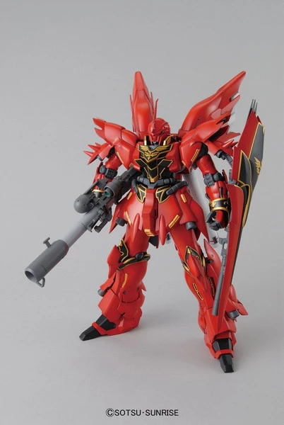 BANDAI FIGURE Sinanju Anime Color Ver Mobile Suit Gundam MG 1/100 Model Kit
