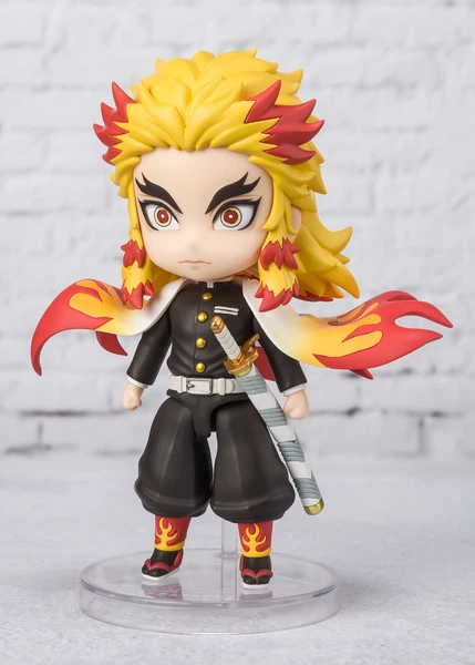 TAMASHII NATIONS Kyojuro Rengoku Demon Slayer Figuarts Mini Figure - Image 3