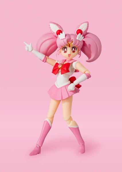 TAMASHII NATIONS Sailor Chibi Moon Animation Color Ver Pretty Guardian Sailor Moon SH Figuarts Figure - Image 3