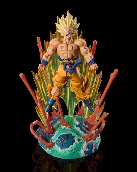 TAMASHII NATIONS Super Saiyan Son Goku Battle On Planet Namek Ver Dragon Ball Z Figuarts Figure - Image 2