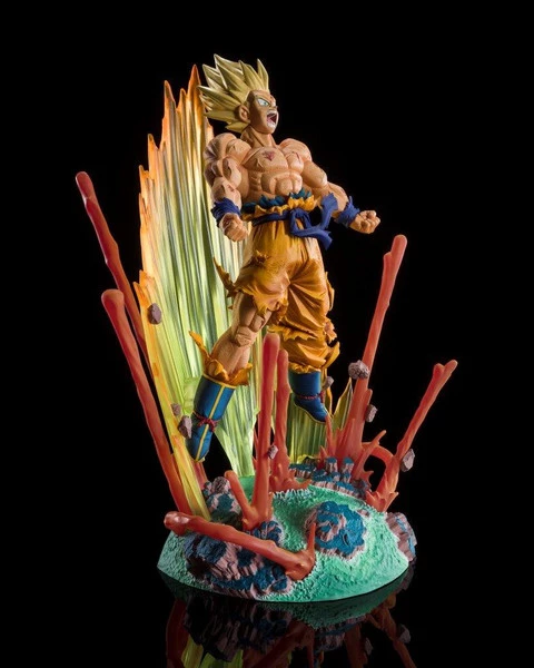 TAMASHII NATIONS Super Saiyan Son Goku Battle On Planet Namek Ver Dragon Ball Z Figuarts Figure - Image 4