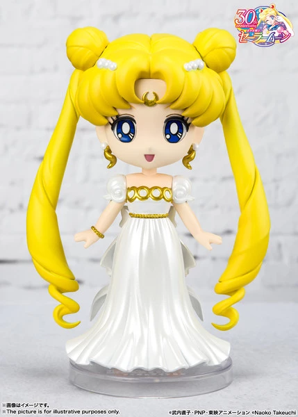 TAMASHII NATIONS Princess Serenity Pretty Guardian Sailor Moon Figuarts Mini Figure - Image 2