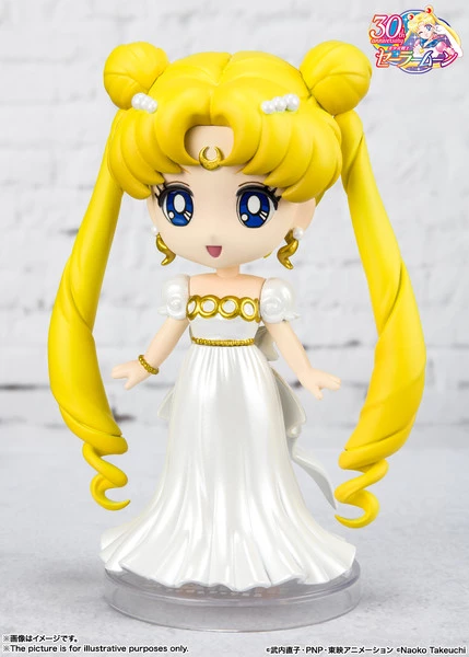 TAMASHII NATIONS Princess Serenity Pretty Guardian Sailor Moon Figuarts Mini Figure - Image 4