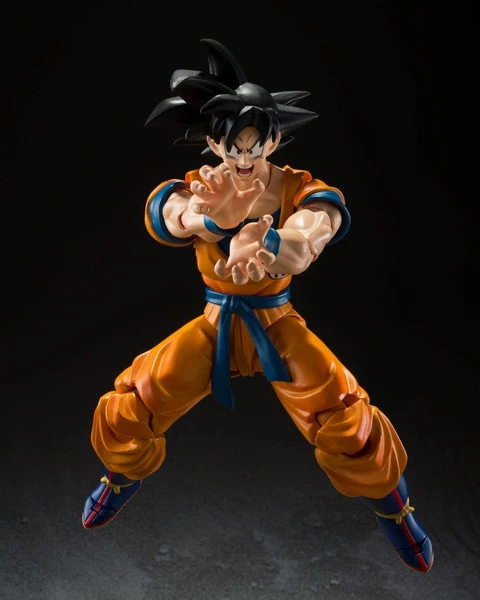 TAMASHII NATIONS Son Goku Dragon Ball Super Super Hero SH Figuarts Figure - Image 4