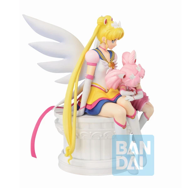 BANDAI FIGURE Eternal Sailor Moon & Eternal Sailor Chibi Moon Eternal Sailor Guardians The Movie Sailor Moon Eternal Ichiban Figure - Image 3