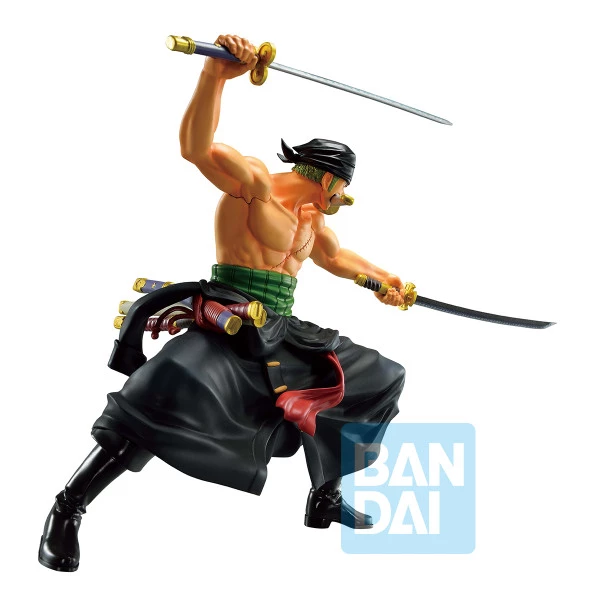BANDAI FIGURE Roronoa Zoro Signs Of The Hight King Ver One Piece Ichiban Figure - Image 2