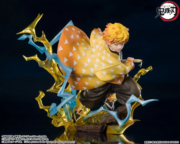 TAMASHII NATIONS Zenitsu Agatsuma Thunderclap And Flash Ver Demon Slayer Figuarts Figure