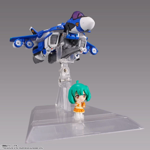TAMASHII NATIONS Ranka & VF-25G Messiah Valkyrie Michael Use Ver Macross Frontier Tiny Session Action Figure - Image 2