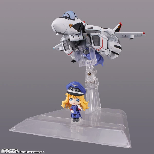 TAMASHII NATIONS Sheryl & VF-25F Messiah Valkyrie Alto Use Ver Macross Frontier Tiny Session Action Figure - Image 2