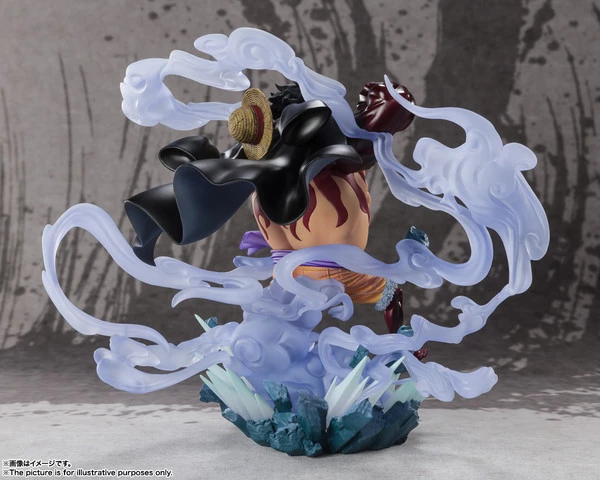 TAMASHII NATIONS Monkey D Luffy Land Of Wano Extra Battle Gear 4 Ver One Piece Figuarts Figure - Image 3