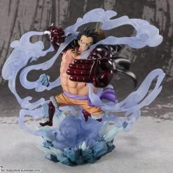 TAMASHII NATIONS Monkey D Luffy Land Of Wano Extra Battle Gear 4 Ver One Piece Figuarts Figure