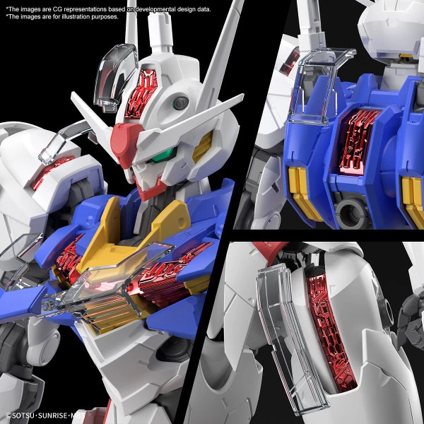 BANDAI FIGURE Aerial Mobile Suit Gundam The Witch From Mercury Full Mechanics 1/100 Model Kit - Image 5