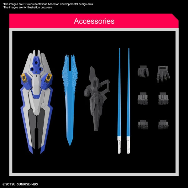 BANDAI FIGURE Aerial Mobile Suit Gundam The Witch From Mercury Full Mechanics 1/100 Model Kit - Image 11