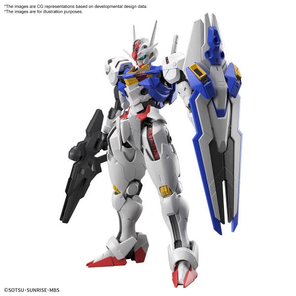 BANDAI FIGURE Aerial Mobile Suit Gundam The Witch From Mercury Full Mechanics 1/100 Model Kit