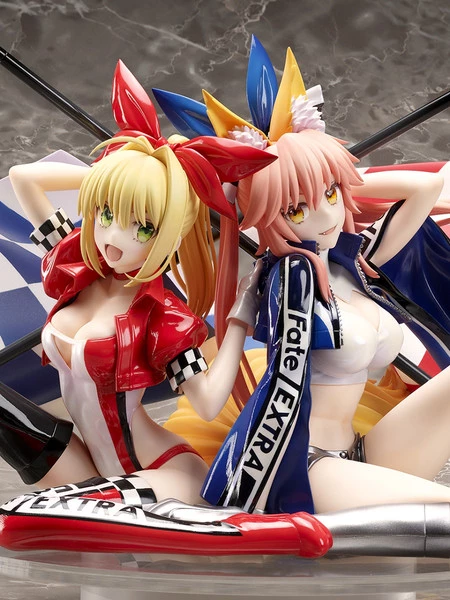 PLUS ONE Nero Claudius & Tamamo No Mae TYPE-MOON Racing Ver Fate/EXTRA Figure - Image 2