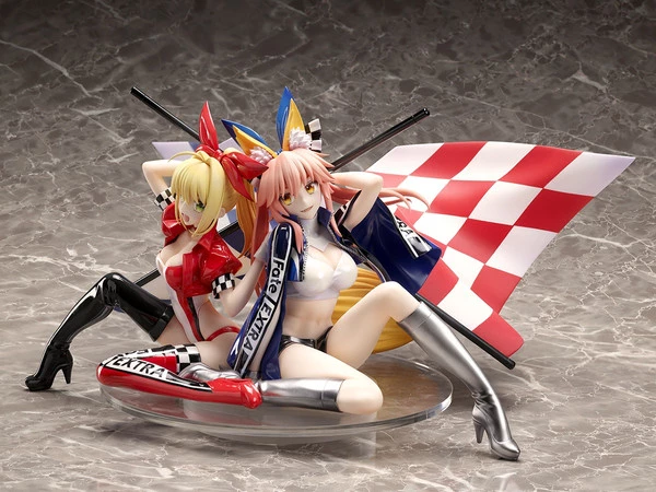 PLUS ONE Nero Claudius & Tamamo No Mae TYPE-MOON Racing Ver Fate/EXTRA Figure - Image 4