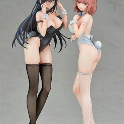 ENSOUTOYS Black Bunny Aoi And White Bunny Natsume Original Character Figure Set