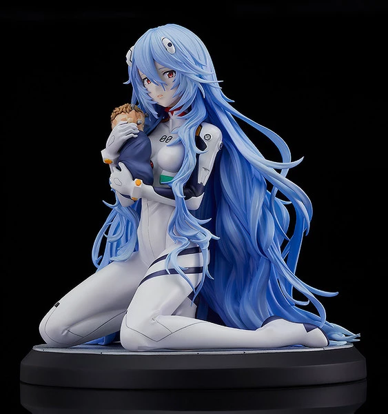 GOOD SMILE Rei Ayanami Long Hair Plugsuit Ver Rebuild Of Evangelion Figure - Image 2