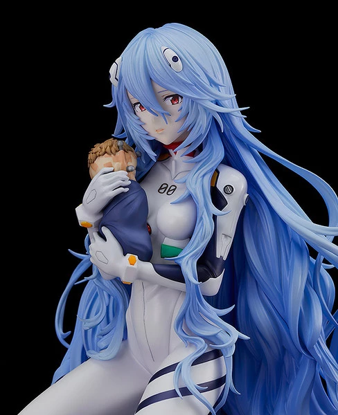 GOOD SMILE Rei Ayanami Long Hair Plugsuit Ver Rebuild Of Evangelion Figure - Image 5