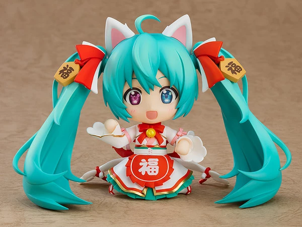 GOOD SMILE Hatsune Miku Maneki Miku Ver Vocaloid Nendoroid Figure - Image 5